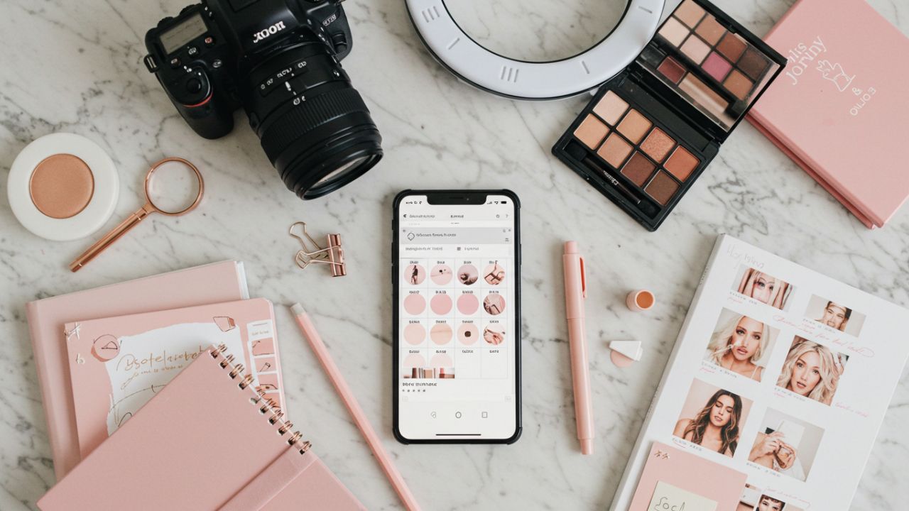 How Beauty Influencers Maintain a Cohesive Feed
