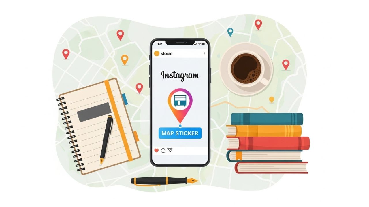 Map Stickers for Local Promotion