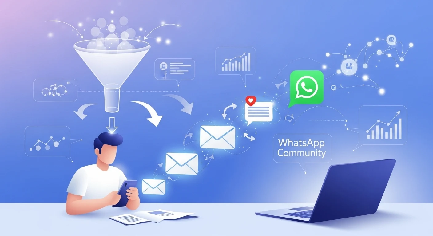 How to turn followers into an email list or WhatsApp community